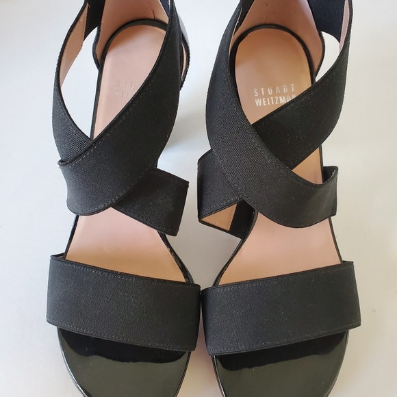 Stuart Weitzman criss cross platform sandals 6.5 M - Picture 3 of 7